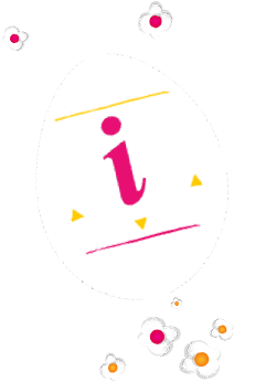egg with info icon